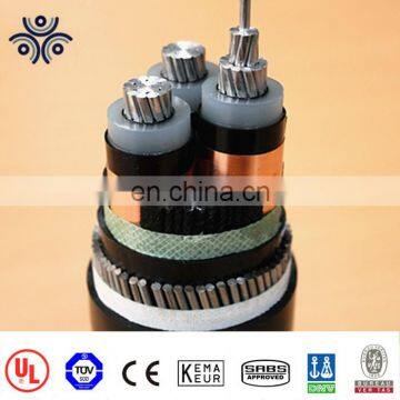 High quality xlpe 5 core 11kv 240 sq mm power cable price