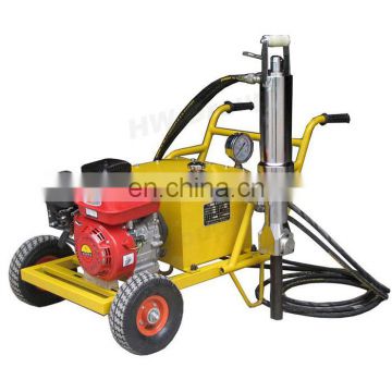 Portable hydraulic core splitter,hard rock drilling machine,rock splitter for sale