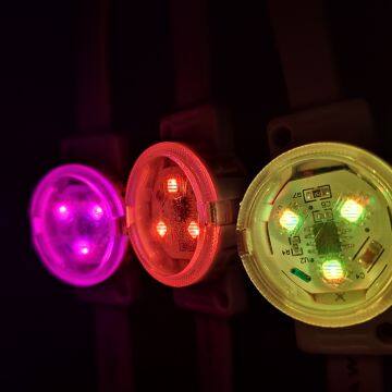 30mm Waterproof Ip65 SMD3535 24V RGB D30 Dot Light For Landscape Lamp photo-3