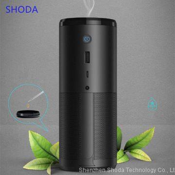 Aluminum Alloy Design Air Purifier With HEPA Filter Fresh Air Anion Cleaner Car Air Purifier for Car Home Office