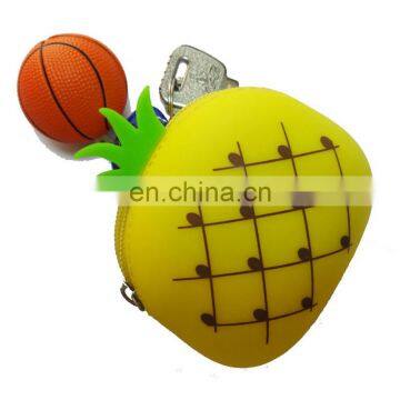 Cute Emoji Bags Women's Silicone Rubber Coin Purse Zipper Pocket Size Pouch Change Wallet photo-5