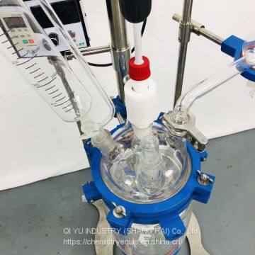 Laboratory Glass Lined Reactor 5L Glass Reactor photo-3