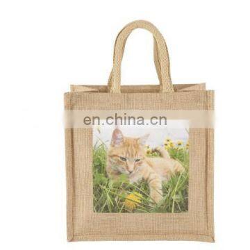 Small Fully Personalised Jute shopping Bag