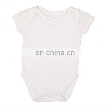 Hot sale white plain baby romper sleeveless knitted baby romper