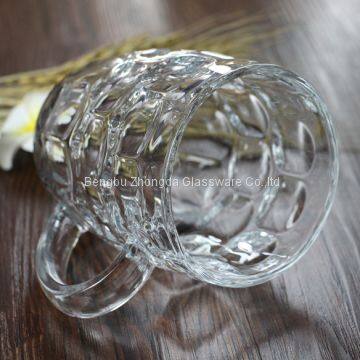 Engrave Logo Glass Mug With Handle photo-4