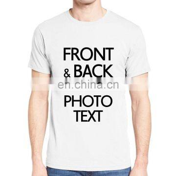 Wholesale Custom Printed Embroidery Logo Unisex Mens Womens Pink Plain Crew Neck T-shirts photo-5