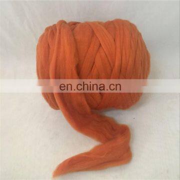 Super Chunky 70% Wool Blend 30% Acrylic Hand Knitting Yarn photo-4