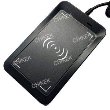 RS232 Port RFID Reader Writer, RS232 NFC Reader, 13.56MHz Smart Card Desktop Reader photo-3