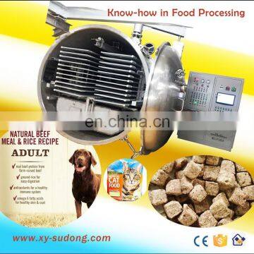 Commercial vacuum freeze dryer for dog, cat food & LG30 freeze drying dog food machine