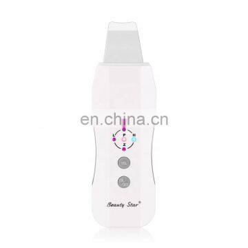 2018 Deep Clean Facial Skin Scraper Electric Ultrasonic Skin Scrubber for Beauty Whitening Facial Machine