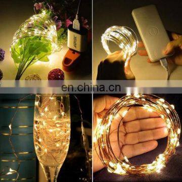USB Powered Waterproof Copper Wire LED Lights 10 Meter 100 LED photo-7