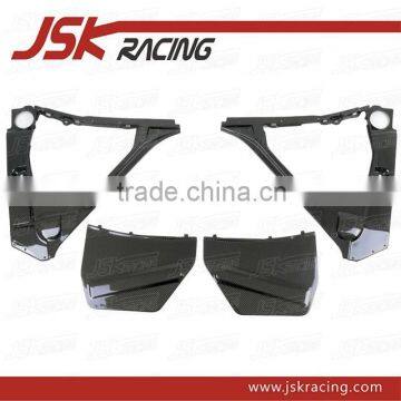 CARBON FIBER BRAKE FULID COVERBATTERY COVER FOR NISSAN R35 (JSK220990)