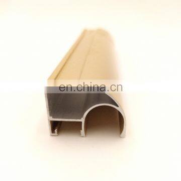 Shengxin half round aluminum extrusion for cabinet door profiles