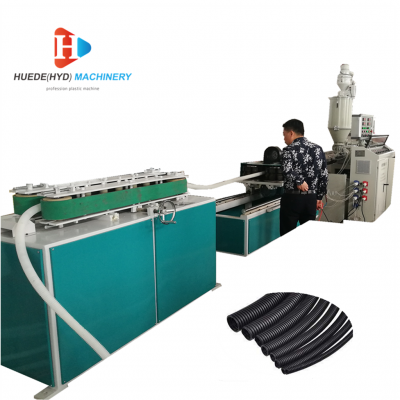 Plastic PVC PE Corrugated Pipe Making Machine PVC PE Pipes Price Production Line