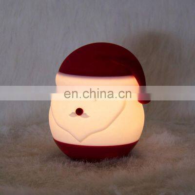 Cute Santa Claus  LED Mini Night light colorful night lamp for baby