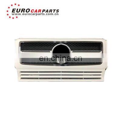 W463 Gclass G500 G550 G350d to G63 G65 Center 1990-2018y ABS Material Grills Car Bumper Grille Car Mesh Grill photo-4