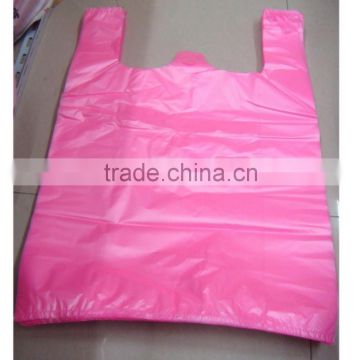 100% virgin colorful plastic bag for super market shopping package with customized logo printing