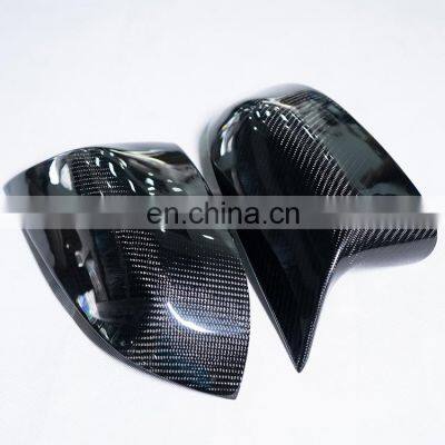 2 Pieces of Dry Carbon Fiber Side Mirror Cover for Front Left and Right Side-carbon photo-2