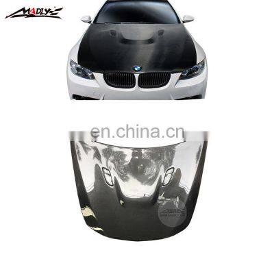 High Quality Hood for BMW 3 Series E92 Bonnet for BMW E93 M3 Look Hood 2dr Convertible Carbon Fiber Material 2007-2010 Year