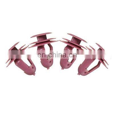 Red Plastic Car Panel Fixed Clamp Door panel auto fastener clip car outo clips