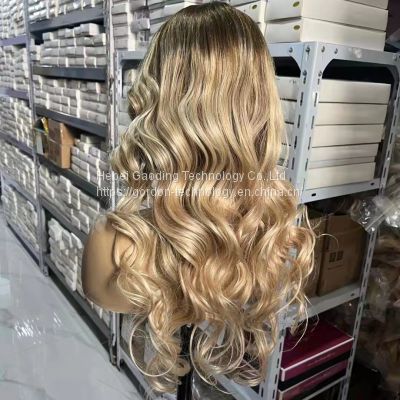 High Density Full Lace Human Hair Wig with Factory Price