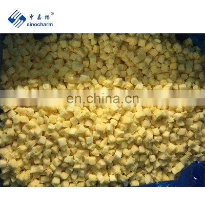 High Quality Best IQF Fruits Manufacturer IQF Frozen Pineapple Dices