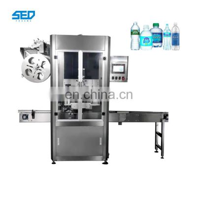 Automatic Round Bottle Sleeve Labeling Machine For Plastic Water Bottle