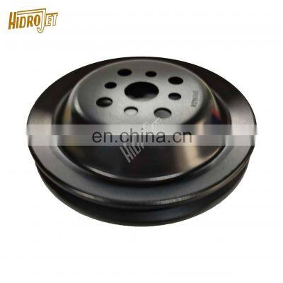 HIDROJET 6D107 excavator engine part fan drive pulley 6738-91-1510 fan belt pulley 3919624 for 6D107