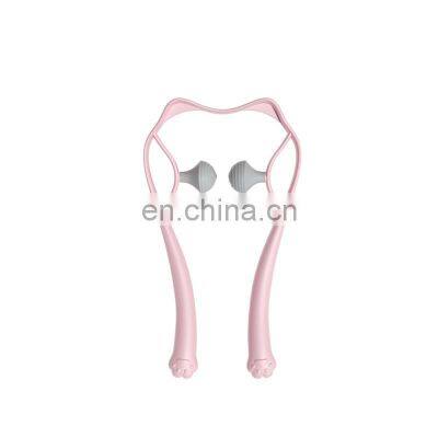 U shape Neck massage tool Hand Neck and Shoulder Therapeutic Dual Point Cervical Massager