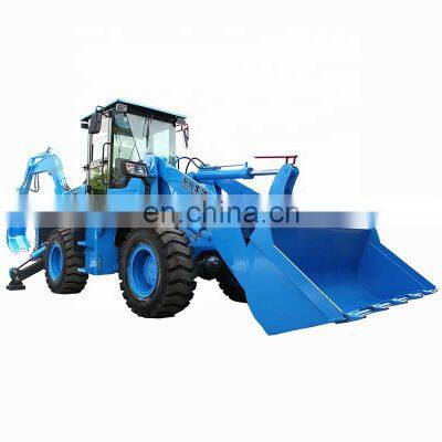 Multi-functional Cheap Front End Wheel Loader With Backhoe Excavator For Sale