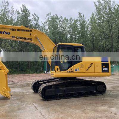 Japan made brand komatsu pc200-7 digger , Used komatsu excavator , KOMATSU PC200 PC220