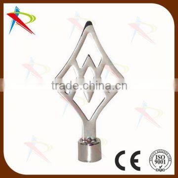 Simple style metal curtain rod finial/curtain finials