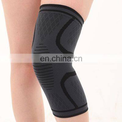Custom Knee Protector 3D Knitting Knee Sleeve Compression Brace photo-4