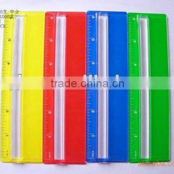 Plastic Uni ruler for promotional item