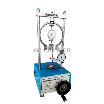 Electric Unconfined Compression Testing Machine Price Soil Test Equipment Use For Compression And Strength Test