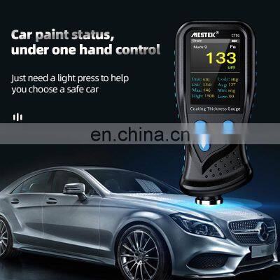 Thickness Meter Car Paint Film Coating Thickness Gauge Tester Instrument Fe/NFe For Non Conductive Coatings Thickness Gauge photo-2