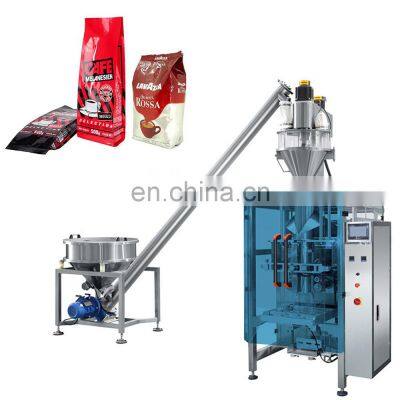 Vertical Form Filling Sealing Machine With Auger Filler For Coffer Powder