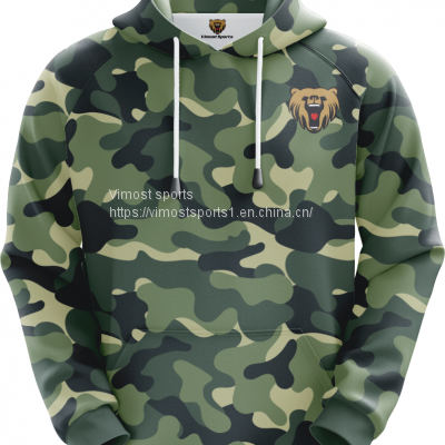 Customized Sublimation Hoodie of White Strings with Latest Fashion