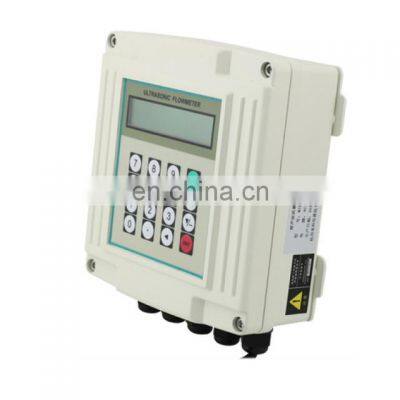 Taijia Rs485 output TM-1 & CT-100 temperature industrial flow meter meter ultrasonic smart water flow meter