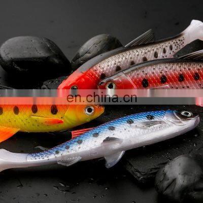 JOHNCOO China Factory Customized 3D Eye Big Size 15cm 36g Pike Bait Soft Fishing Lures photo-5