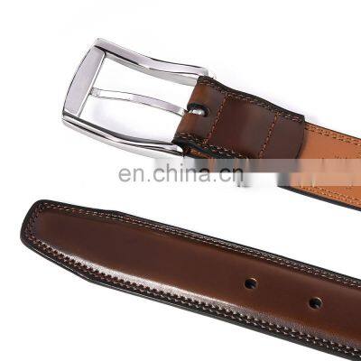 Genuine leather belt for men customised wholesale retail high very premium quality 2022 business style OEM ODM