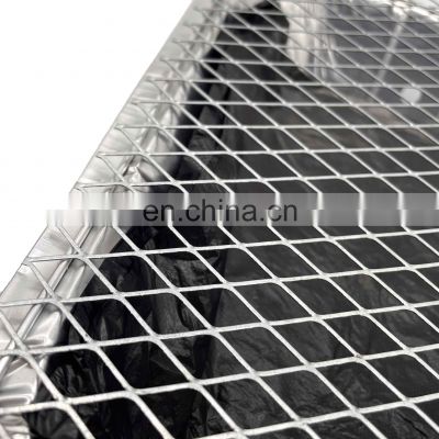 Flattened stainless steel mesh expanded metal mesh for outdoor BBQ