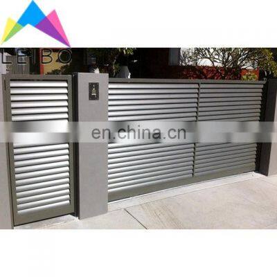Aluminium Fence System Aluminum Profile Price 2020 New Design Custom Garden Residential Aluminium Gates Fence Profile photo-3