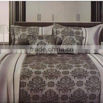 Black Hotel Jacquard Duvet Cover photo-6