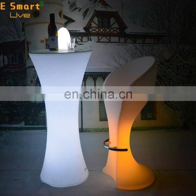 Luxury Led-lit Plastic Counter Tops Sale Night Club Bar Cocktail Table Tiki Bar Tables photo-2