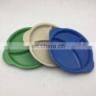 Biodegradable Kids Baby Bamboo Fiber Plate