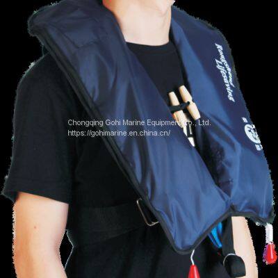 MED Approved SOLAS 275N Double Chamber Inflatable Life Jacket photo-3