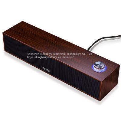 Wired Bluetooth audio multimedia desktop wooden speaker subwoofer