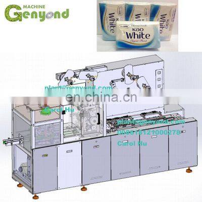 Automatic Industrial Double Paper Folding Toilet Bath Soap Bar Packer Equipment Soap Packing Machine photo-3