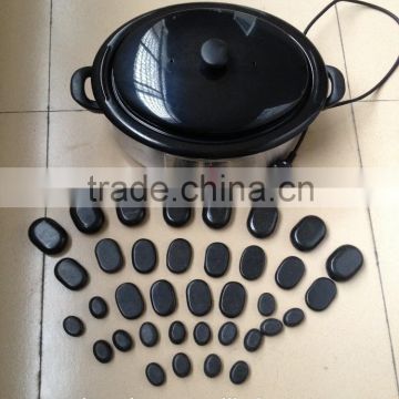 massage stone set with stone heater perfect combination